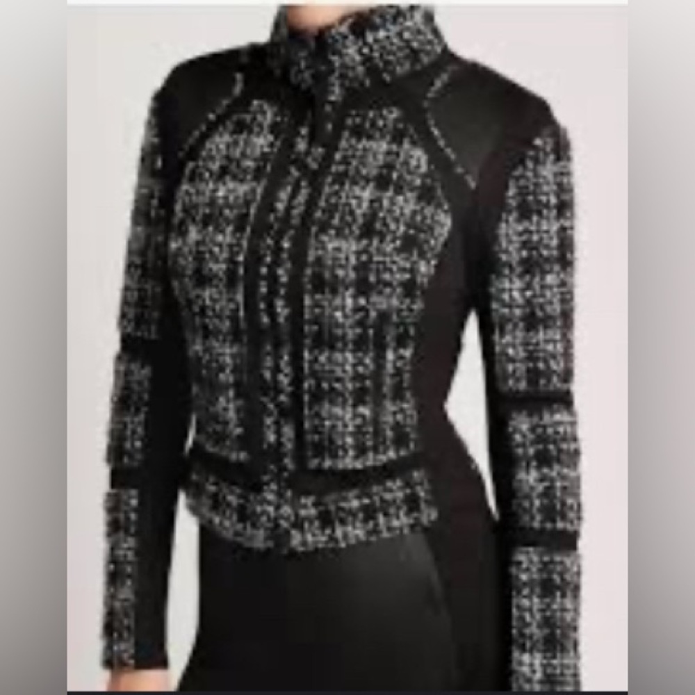 Blanc Noir Black and White Boulce Motto jacket